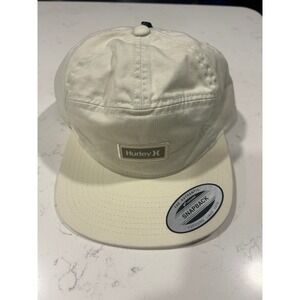 Hurley Octane Hat Beige Snapback‎ The Classics Yupoong 100% Cotton Men's